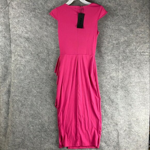 FHQ Collection Dress Small Women's NWT Pink Long Polyester Adults S - Picture 6 of 6
